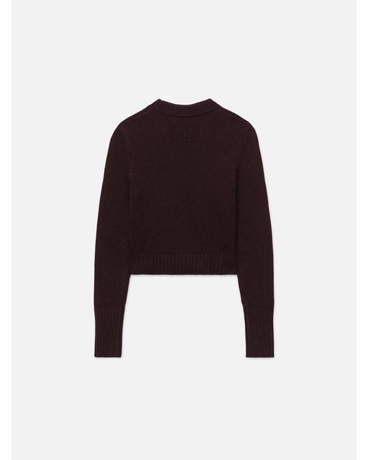 FRAME Red Ritz Cashmere Sweater