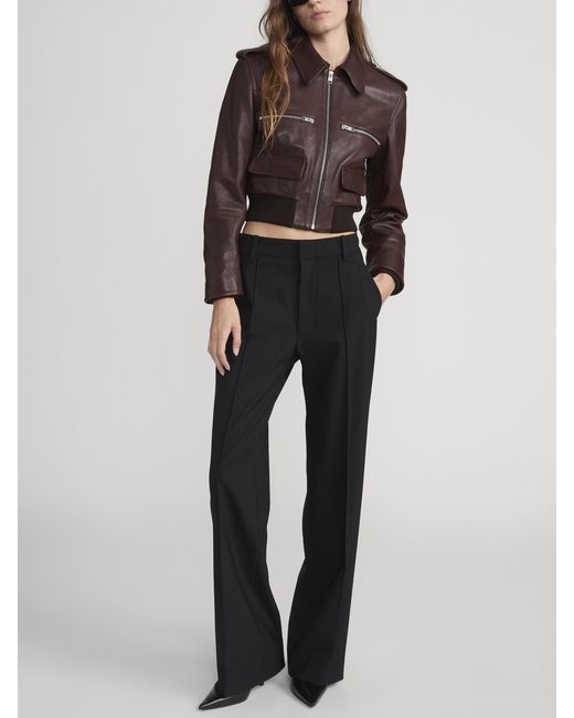 FRAME Brown The Aviator Jacket