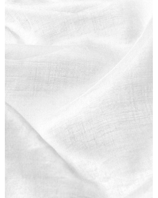 FRAME White The Embroidered Seaside Shirt