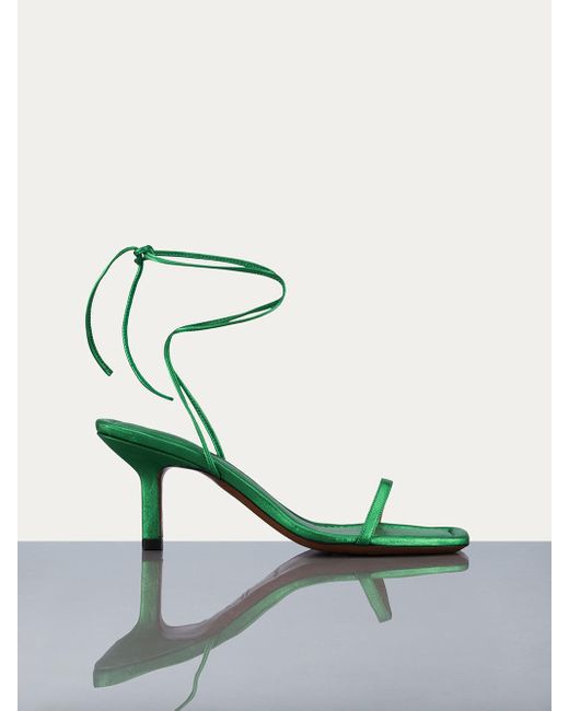FRAME Green Le Ozzie Sandal