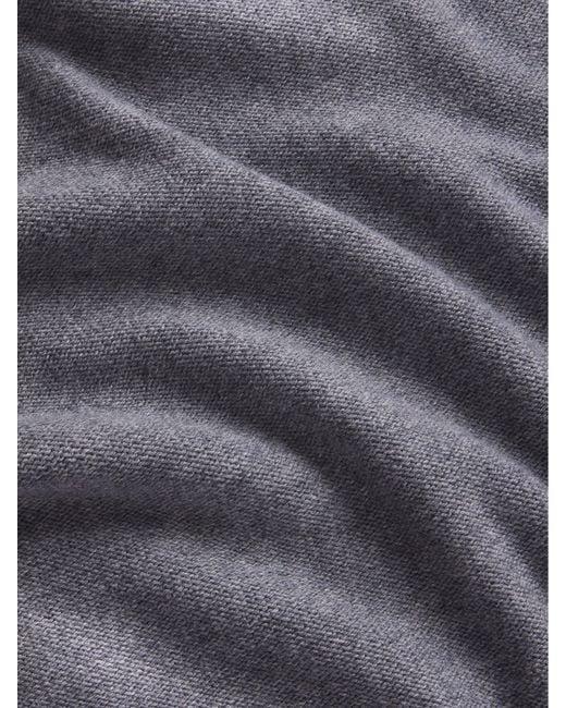 FRAME Gray Zip Up Wool Sweater for men