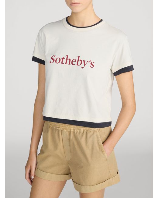 FRAME White Sotheby's Layered Tee
