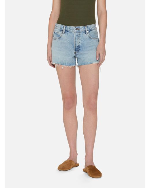 FRAME Blue The Hang Short
