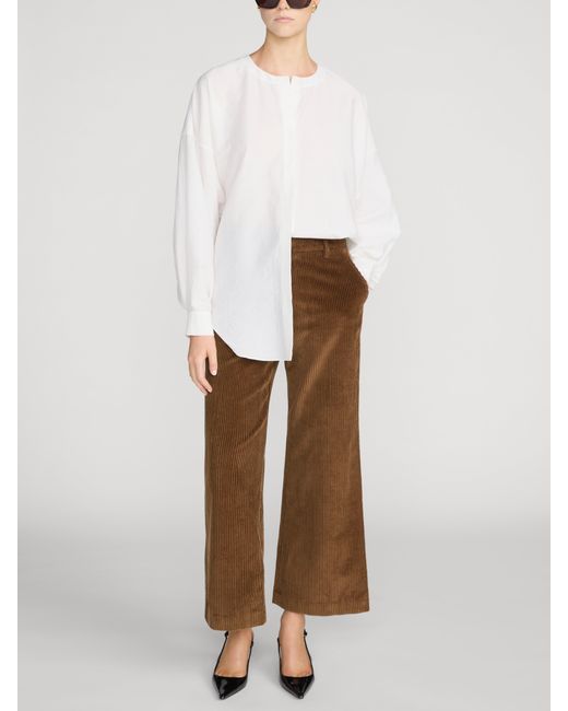 FRAME Brown The Corduroy Swing Trouser