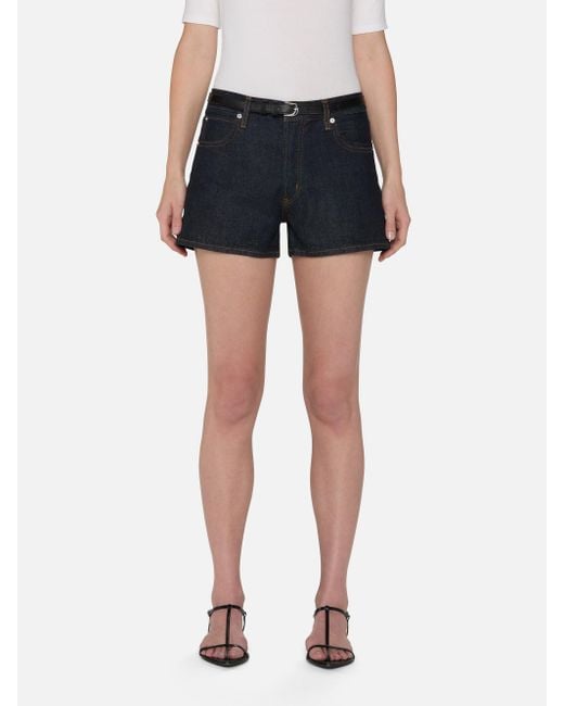 FRAME Black The Hang Short