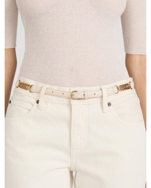 FRAME Natural The Twisted Link Belt