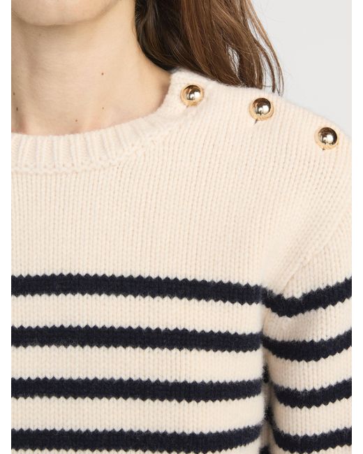 FRAME White The Mariner Sweater