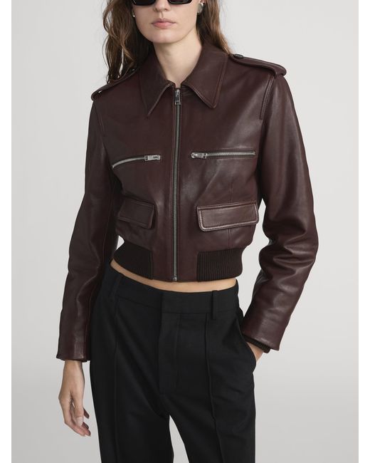 FRAME Brown The Aviator Jacket