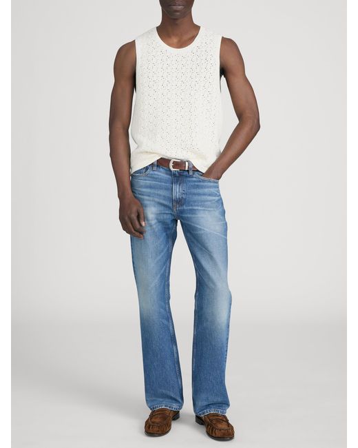 FRAME Blue Bootcut Jean for men