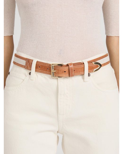 FRAME White The Riviera Belt