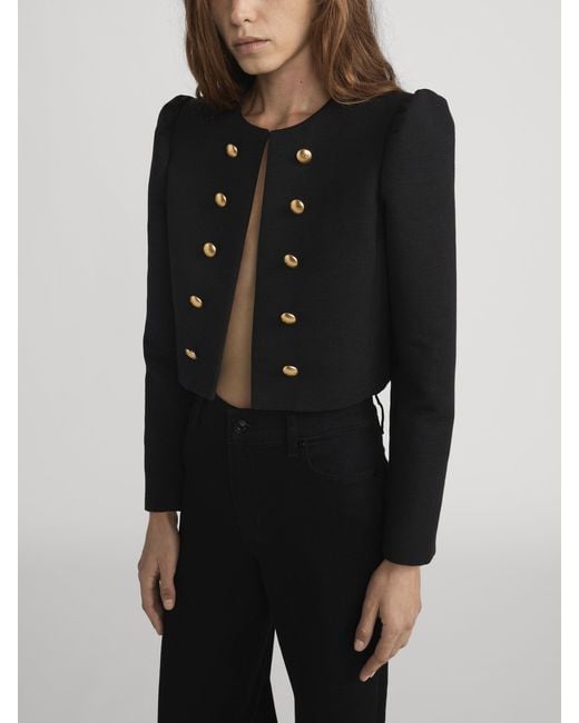 FRAME Black The Ritz Nova Jacket