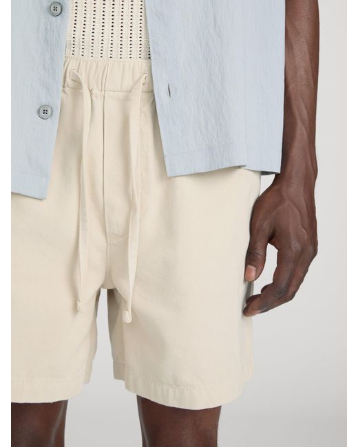 FRAME White Drawstring Shorts for men