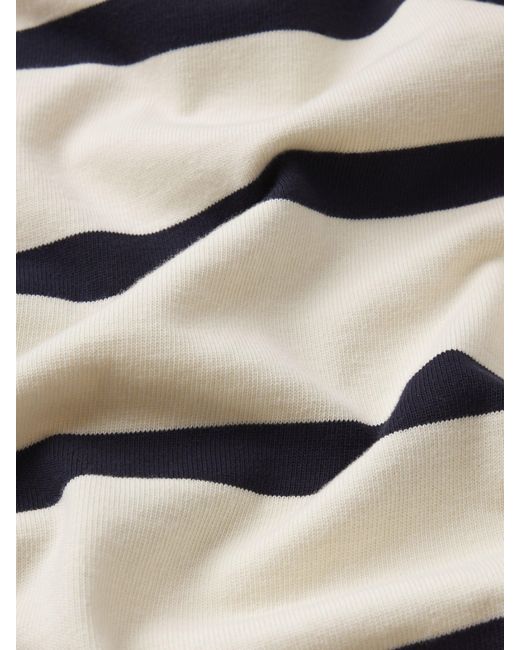 FRAME White Striped Half-zip Sweatshirt for men