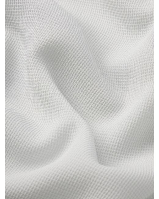 FRAME White The Silk Balloon Blouse