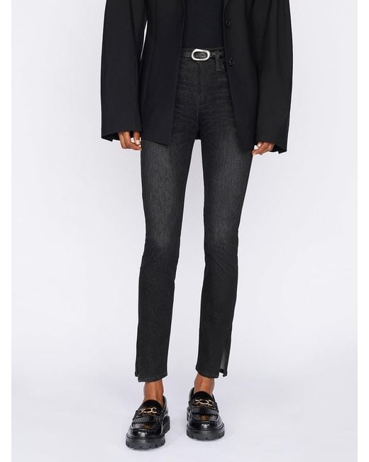 FRAME Black Le Shape High Skinny