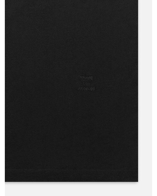 FRAME Black Frame Logo Tee for men