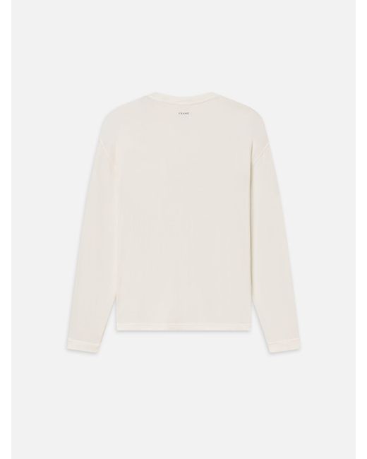 FRAME White Sotheby's Long Sleeve Tee