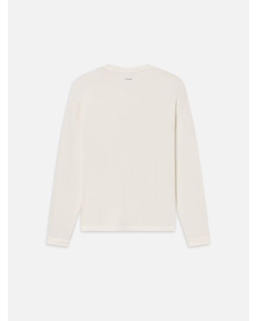 FRAME White Sotheby's Long Sleeve Tee