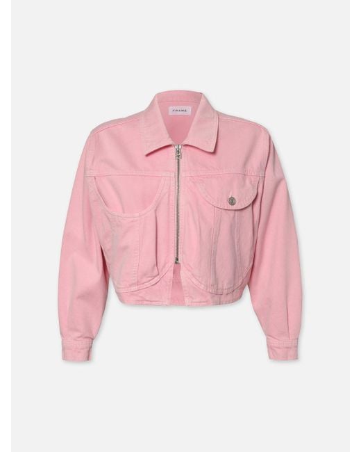 FRAME Pink Heart Jacket