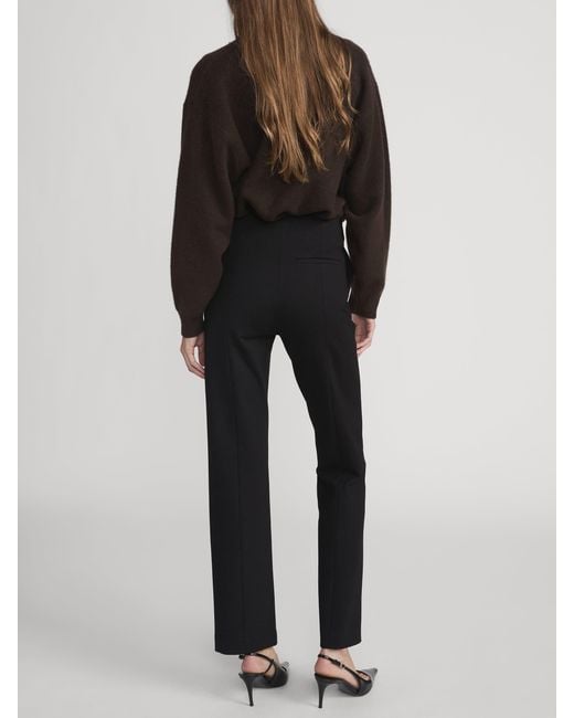 FRAME Black The Sleek Trouser