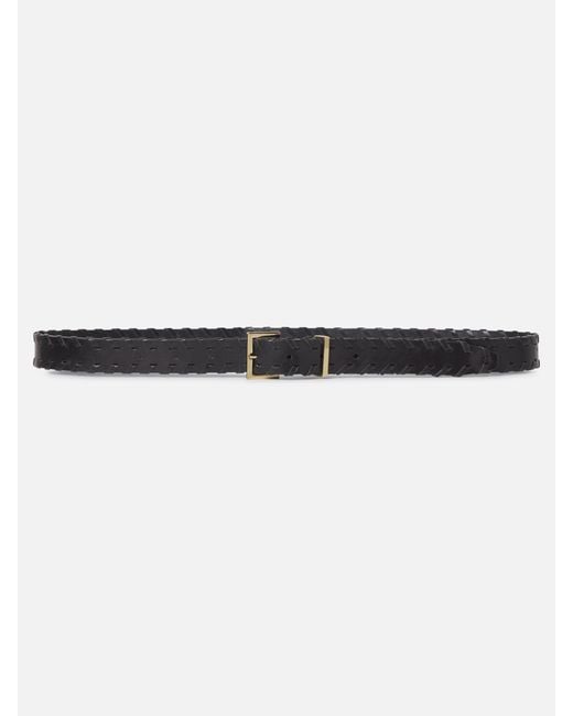 FRAME White The Whipstitch Belt