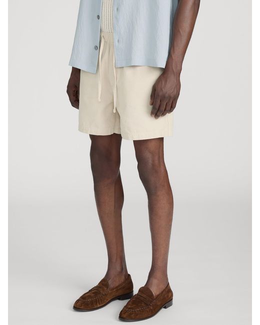 FRAME White Drawstring Shorts for men