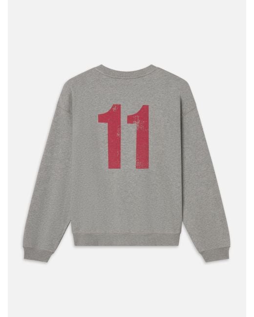 FRAME Gray The Society Archive Vintage Sweatshirt for men