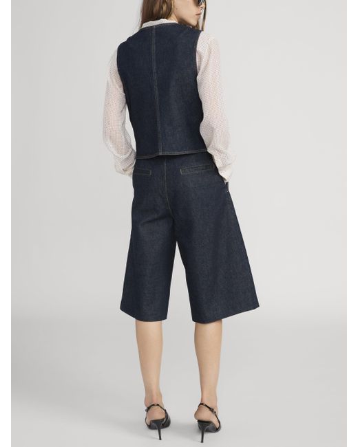 FRAME Blue The Tailored Short