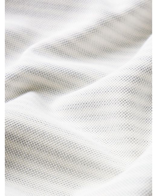 FRAME White The Stripe Cuff Top