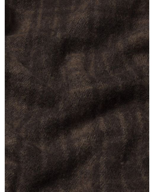 FRAME Brown Padded Tweed Zip Jacket for men