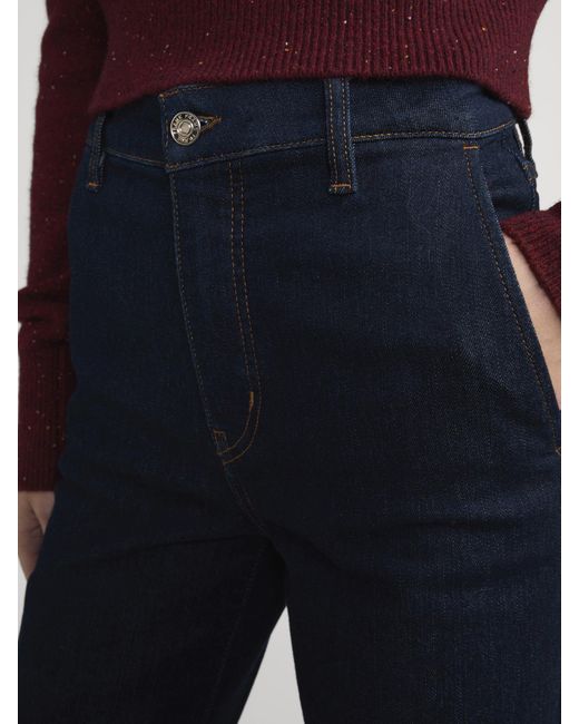 FRAME Blue The Straight Trouser