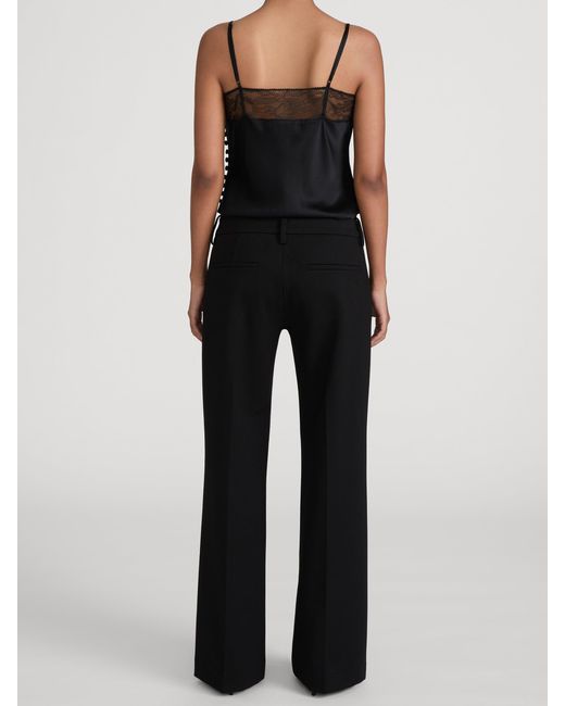 FRAME Black The Pixie Low Trouser