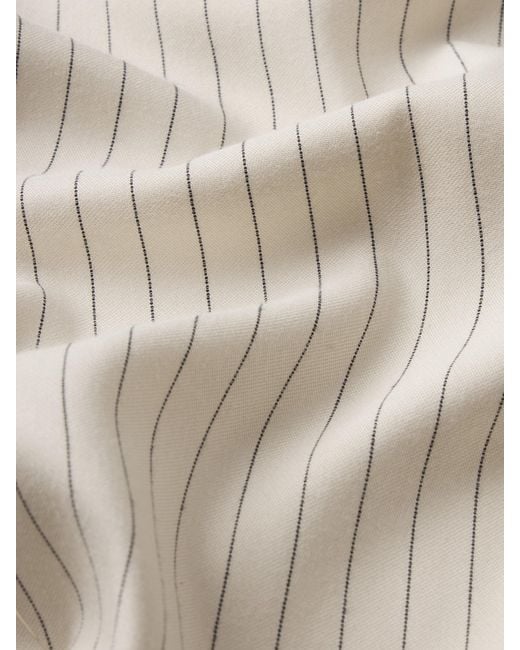 FRAME White The Pinstripe Avenue Blazer