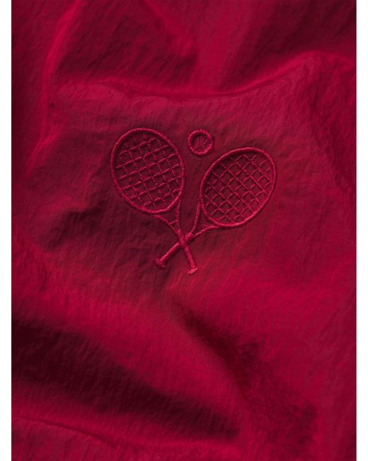 FRAME Red The Tennis Windbreaker