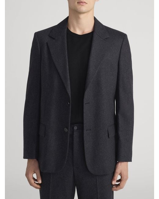 FRAME Blue Single Breasted Blazer for men