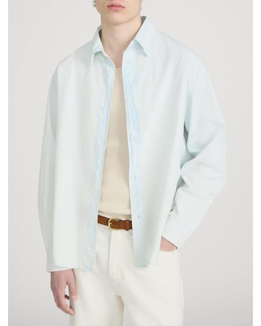 FRAME White Classic Denim Shirt for men