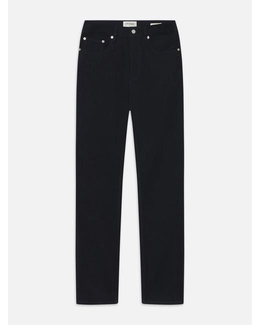 FRAME Black Modern Straight Stretch Twill for men