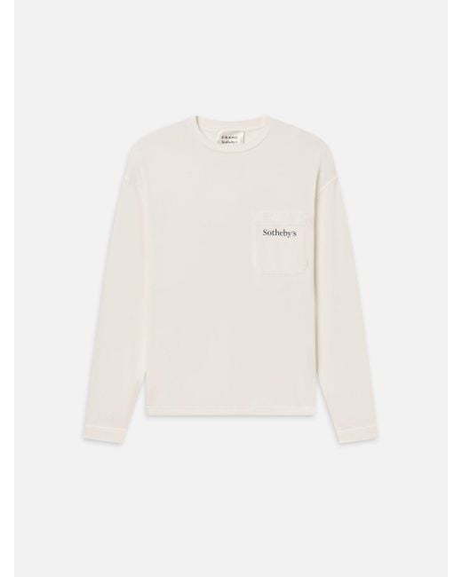 FRAME White Sotheby's Long Sleeve Tee