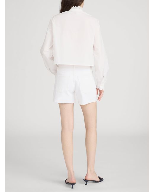 FRAME Blue The Long Hang Short