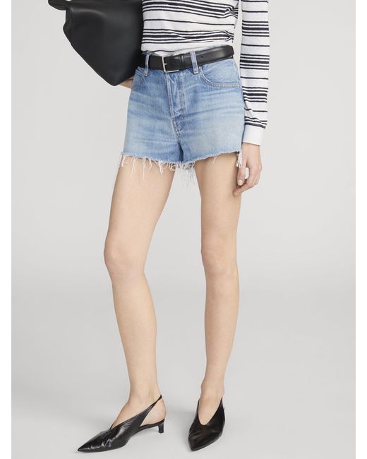 FRAME Blue The Hang Short