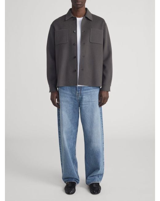 FRAME Gray Double Face Wool Trucker for men
