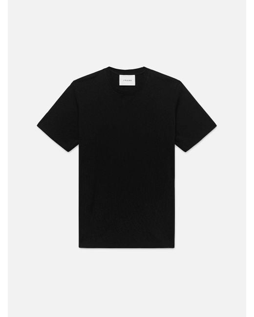 FRAME Black Frame Logo Tee for men