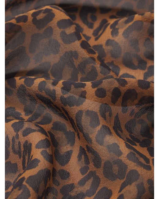FRAME Brown The Silk Prairie Shirt