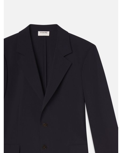 FRAME Blue Unlined Wool Blazer for men