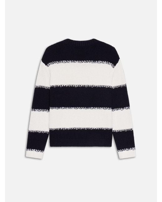 FRAME Blue Striped Sweater for men