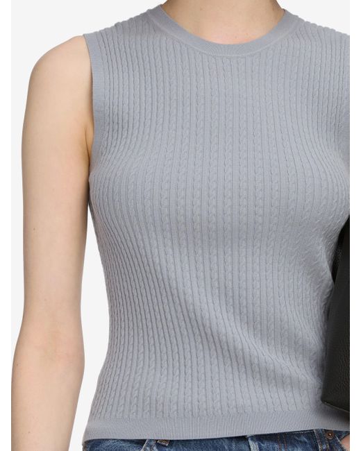 FRAME Gray The Fine Cable Tank