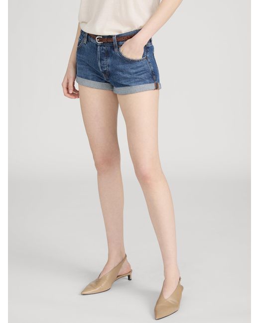 FRAME Blue The Darling Short