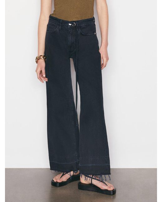 FRAME Multicolor High Rise Baggy Pant