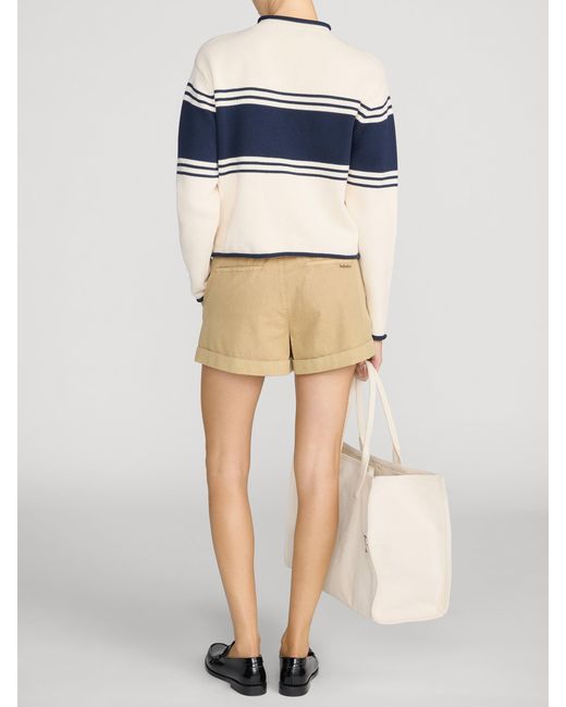 FRAME Natural Sotheby's Cuffed Short
