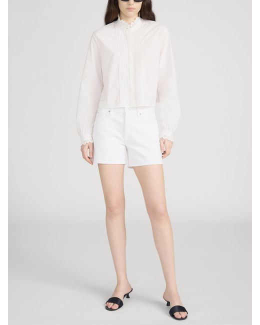 FRAME Blue The Long Hang Short
